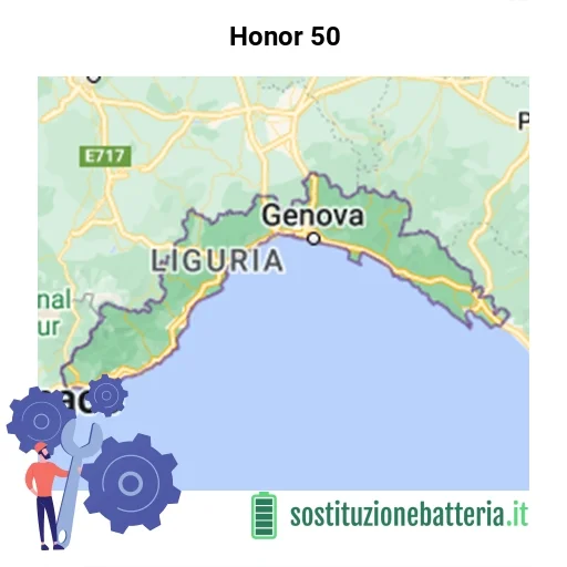 Batteria Honor 50 da sostituire? Prezzi in Liguria