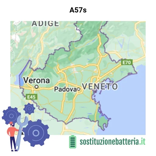 Batteria A57s da sostituire? Prezzi in Veneto