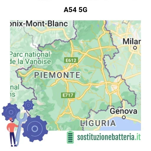 Batteria A54 5G da sostituire? Prezzi in Piemonte