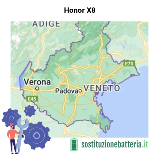 Batteria Honor X8 da sostituire? Prezzi in Veneto