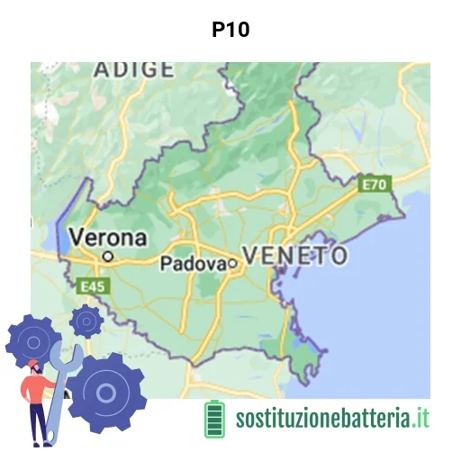 Batteria P10 da sostituire? Prezzi in Veneto