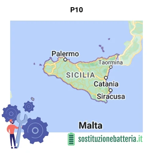 Batteria P10 da sostituire? Prezzi in Sicilia