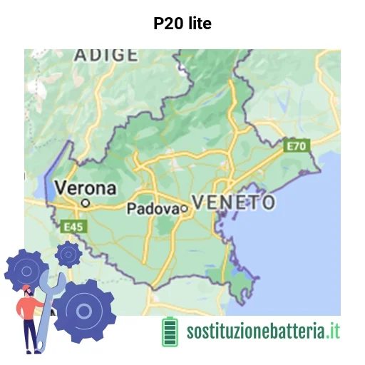 Batteria P20 lite da sostituire? Prezzi in Veneto