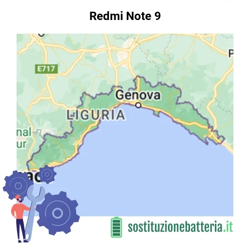 Batteria Redmi Note 9 da sostituire? Prezzi in Liguria