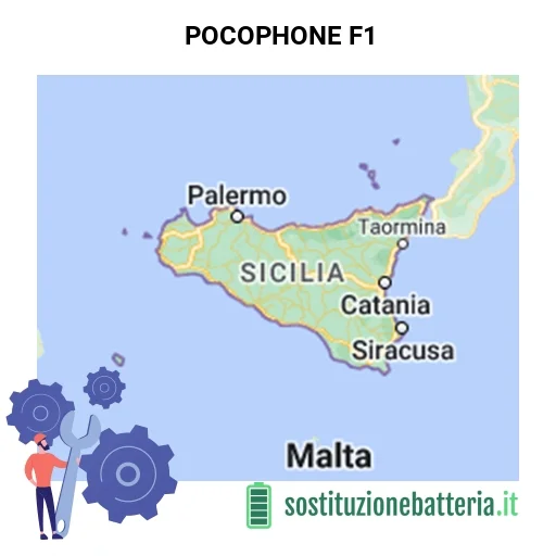 Batteria POCOPHONE F1 da sostituire? Prezzi in Sicilia