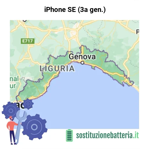 Batteria iPhone SE (3a gen.) da sostituire? Prezzi in Liguria