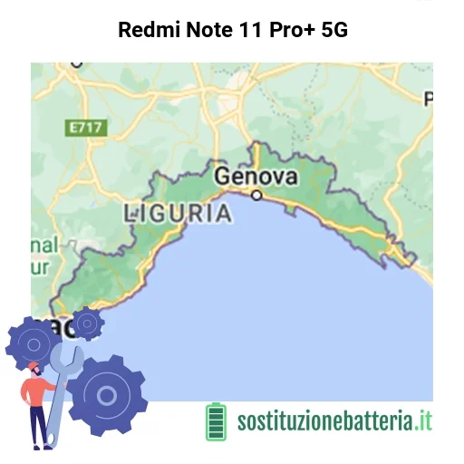 Batteria Redmi Note 11 Pro+ 5G da sostituire? Prezzi in Liguria