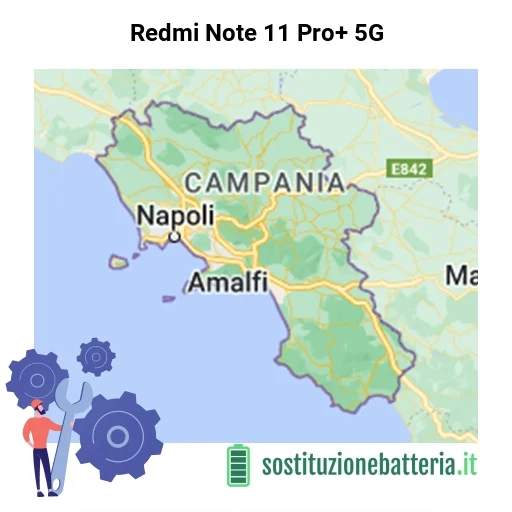 Batteria Redmi Note 11 Pro+ 5G da sostituire? Prezzi in Campania