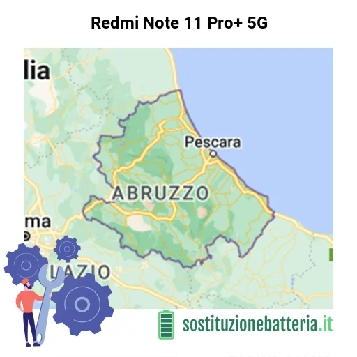 Batteria Redmi Note 11 Pro+ 5G da sostituire? Prezzi in Abruzzo
