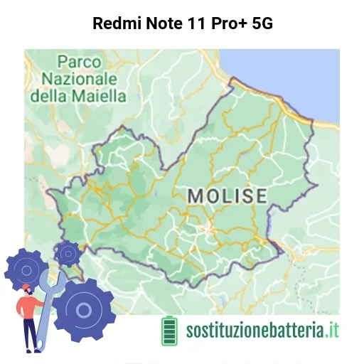 Batteria Redmi Note 11 Pro+ 5G da sostituire? Prezzi in Molise