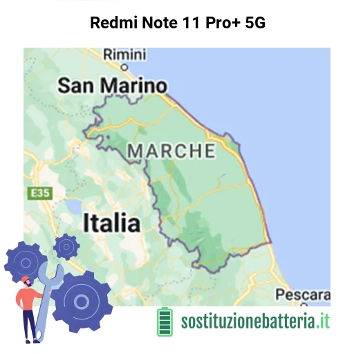 Batteria Redmi Note 11 Pro+ 5G da sostituire? Prezzi in Marche