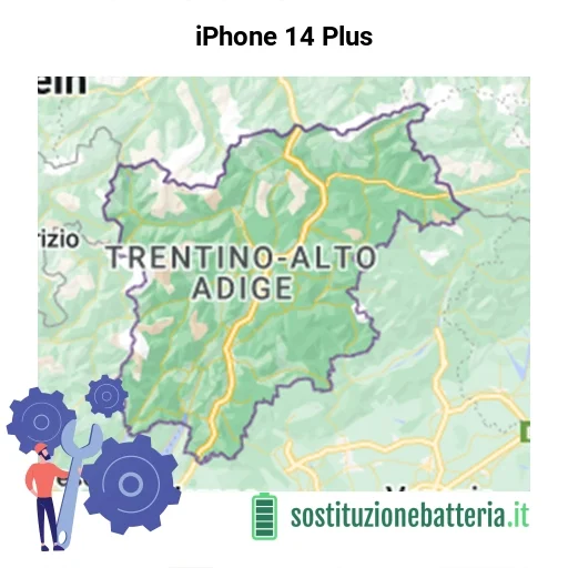 Batteria iPhone 14 Plus da sostituire? Prezzi in Trentino-Alto Adige