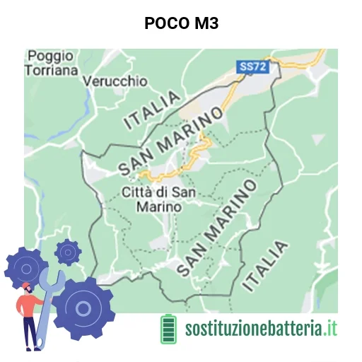 Batteria POCO M3 da sostituire? Prezzi in Repubblica di San Marino
