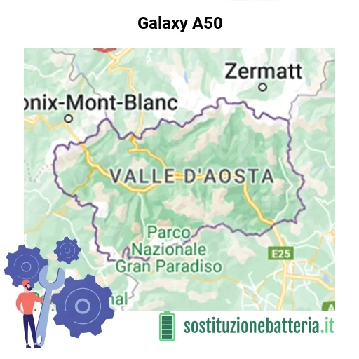 Batteria Galaxy A50 da sostituire? Prezzi in Valle d’Aosta