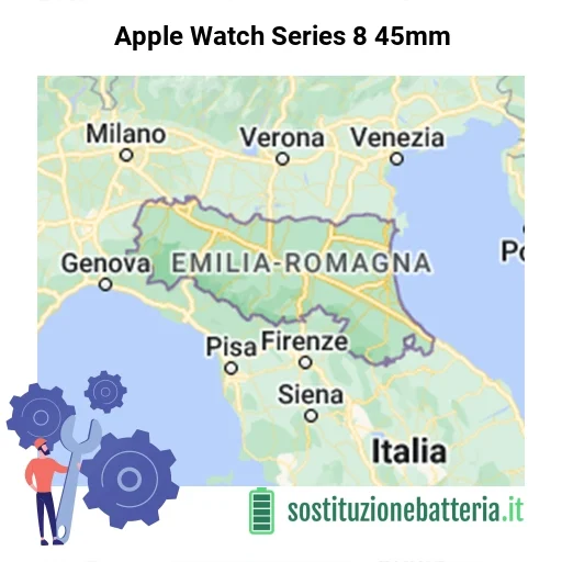 Batteria Apple Watch Series 8 45mm da sostituire? Prezzi in Emilia-Romagna