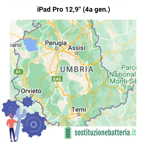 Batteria iPad Pro 12,9" (4a gen.) da sostituire? Prezzi in Umbria