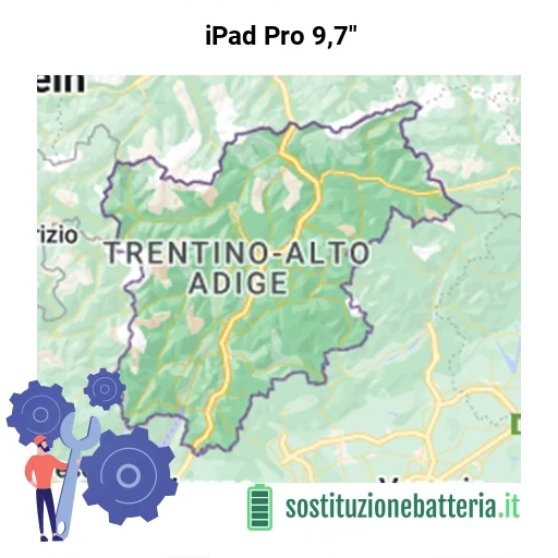 Batteria iPad Pro 9,7" da sostituire? Prezzi in Trentino-Alto Adige