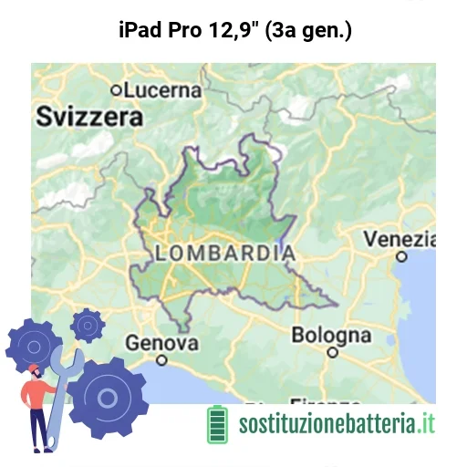 Batteria iPad Pro 12,9" (3a gen.) da sostituire? Prezzi in Lombardia