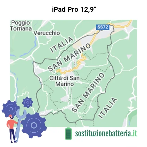 Batteria iPad Pro 12,9" da sostituire? Prezzi in Repubblica di San Marino