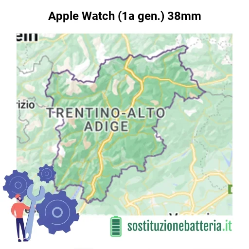 Batteria Apple Watch (1a gen.) 38mm da sostituire? Prezzi in Trentino-Alto Adige