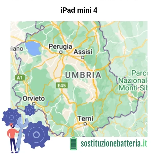Batteria iPad mini 4 da sostituire? Prezzi in Umbria