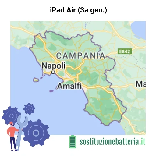 Batteria iPad Air (3a gen.) da sostituire? Prezzi in Campania