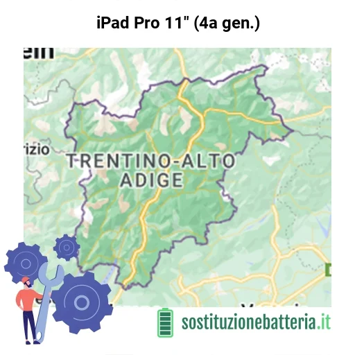 Batteria iPad Pro 11" (4a gen.) da sostituire? Prezzi in Trentino-Alto Adige