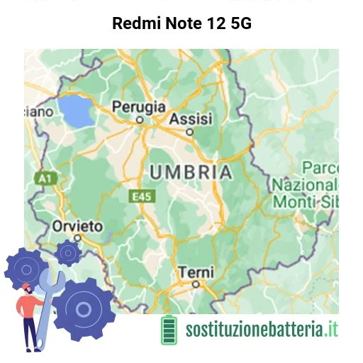 Batteria Redmi Note 12 5G da sostituire? Prezzi in Umbria