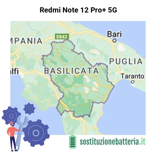 Batteria Redmi Note 12 Pro+ 5G da sostituire? Prezzi in Basilicata
