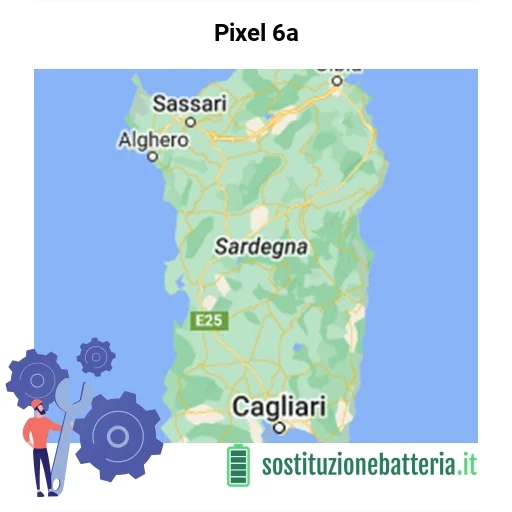 Batteria Pixel 6a da sostituire? Prezzi in Sardegna