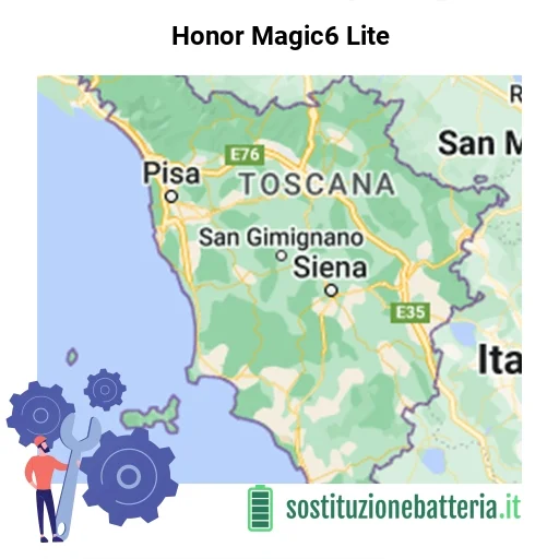 Batteria Honor Magic6 Lite da sostituire? Prezzi in Toscana