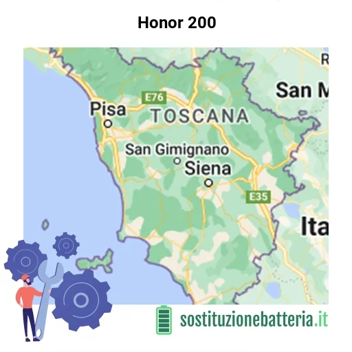 Batteria Honor 200 da sostituire? Prezzi in Toscana