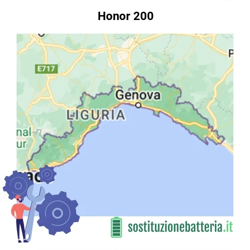 Batteria Honor 200 da sostituire? Prezzi in Liguria