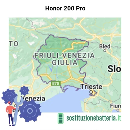 Batteria Honor 200 Pro da sostituire? Prezzi in Friuli-Venezia Giulia