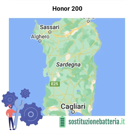 Batteria Honor 200 da sostituire? Prezzi in Sardegna