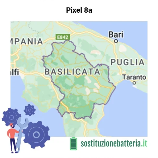 Batteria Pixel 8a da sostituire? Prezzi in Basilicata