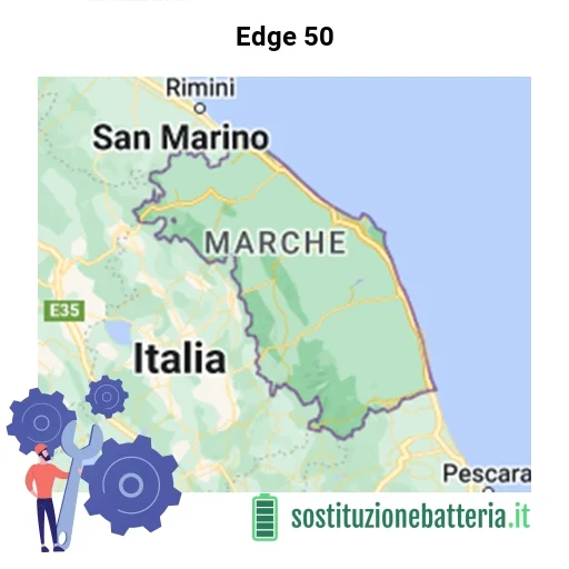 Batteria Edge 50 da sostituire? Prezzi in Marche