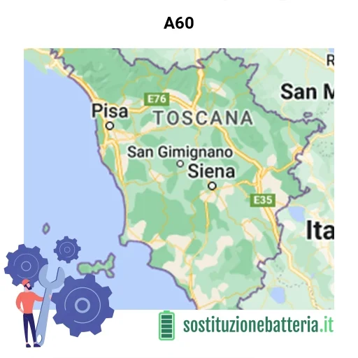 Batteria A60 da sostituire? Prezzi in Toscana