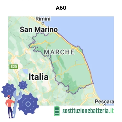 Batteria A60 da sostituire? Prezzi in Marche