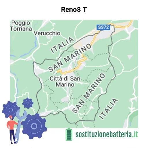 Batteria Reno8 T da sostituire? Prezzi in Repubblica di San Marino