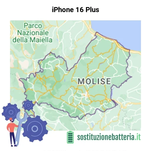 Batteria iPhone 16 Plus da sostituire? Prezzi in Molise