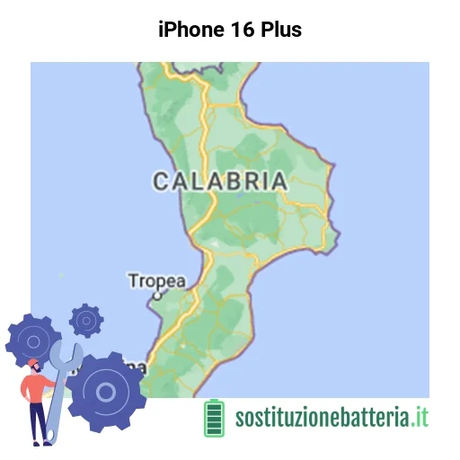 Batteria iPhone 16 Plus da sostituire? Prezzi in Calabria Batteria iPhone 16 Plus da sostituire? Prezzi in Calabria