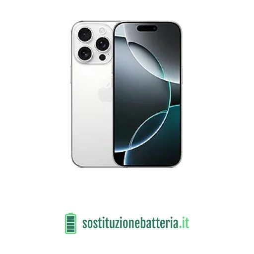 Prezzi sostituzione batteria Apple iPhone 16 Pro