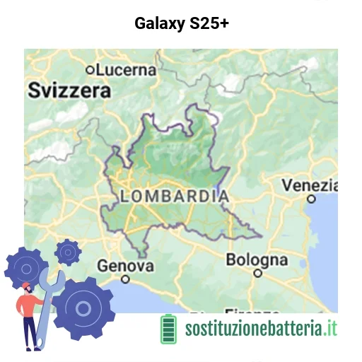 Batteria Galaxy S25+ da sostituire? Prezzi in Lombardia