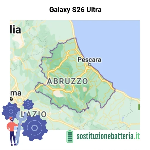 Batteria Galaxy S26 Ultra da sostituire? Prezzi in Abruzzo Batteria Galaxy S26 Ultra da sostituire? Prezzi in Abruzzo