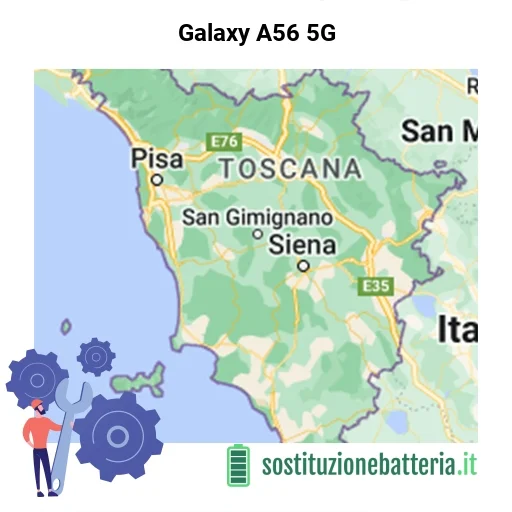 Batteria Galaxy A56 5G da sostituire? Prezzi in Toscana Batteria Galaxy A56 5G da sostituire? Prezzi in Toscana