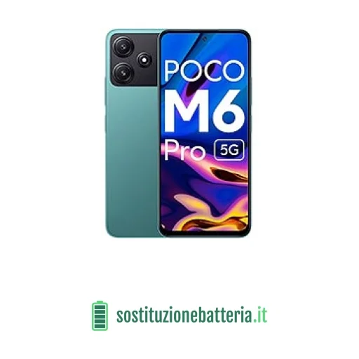 Prezzi sostituzione batteria Xiaomi POCO M6 Pro Prezzi sostituzione batteria Xiaomi POCO M6 Pro
