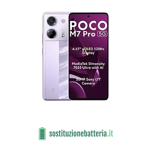 Prezzi sostituzione batteria Xiaomi POCO M7 Pro 5G Prezzi sostituzione batteria Xiaomi POCO M7 Pro 5G
