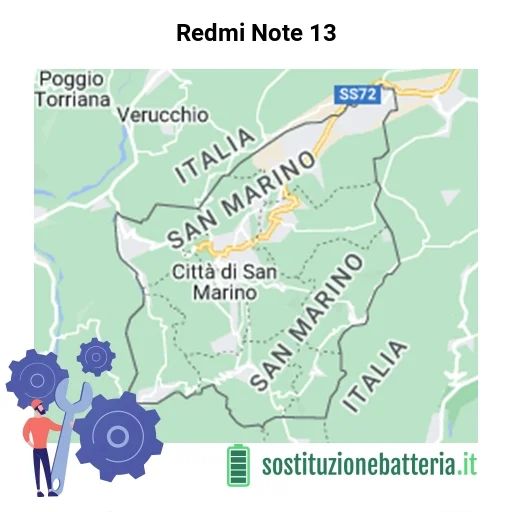 Batteria Redmi Note 13 da sostituire? Prezzi in Repubblica di San Marino
