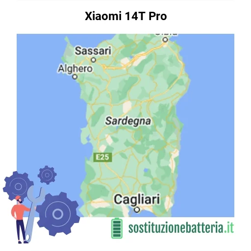 Batteria Xiaomi 14T Pro da sostituire? Prezzi in Sardegna
